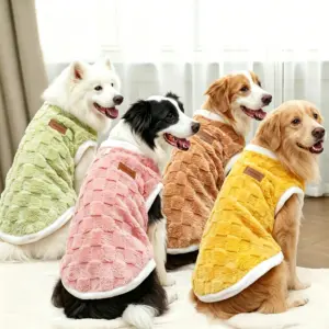 suéter de flanela para cães e gatos