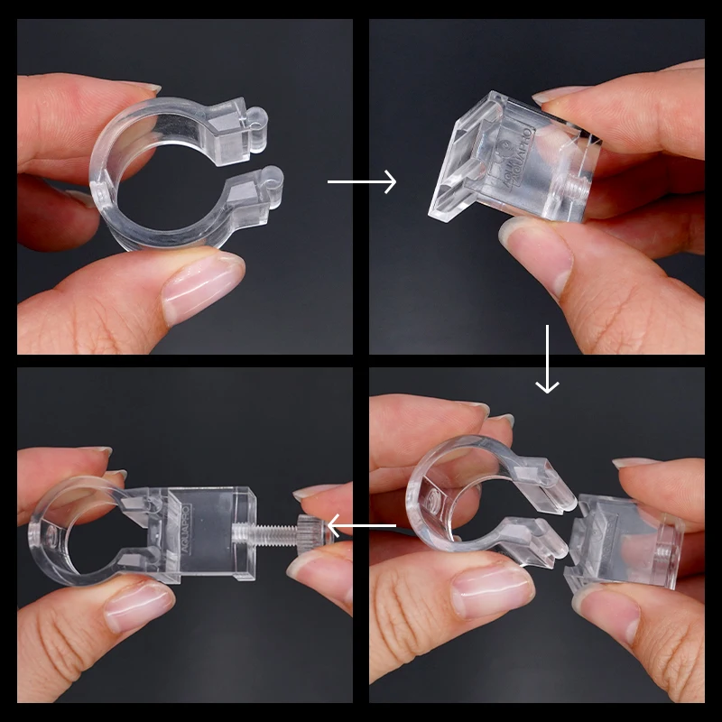Suporte para Mangueira de Filtro de Aquário com Clipe de Fixação - Imagem 6