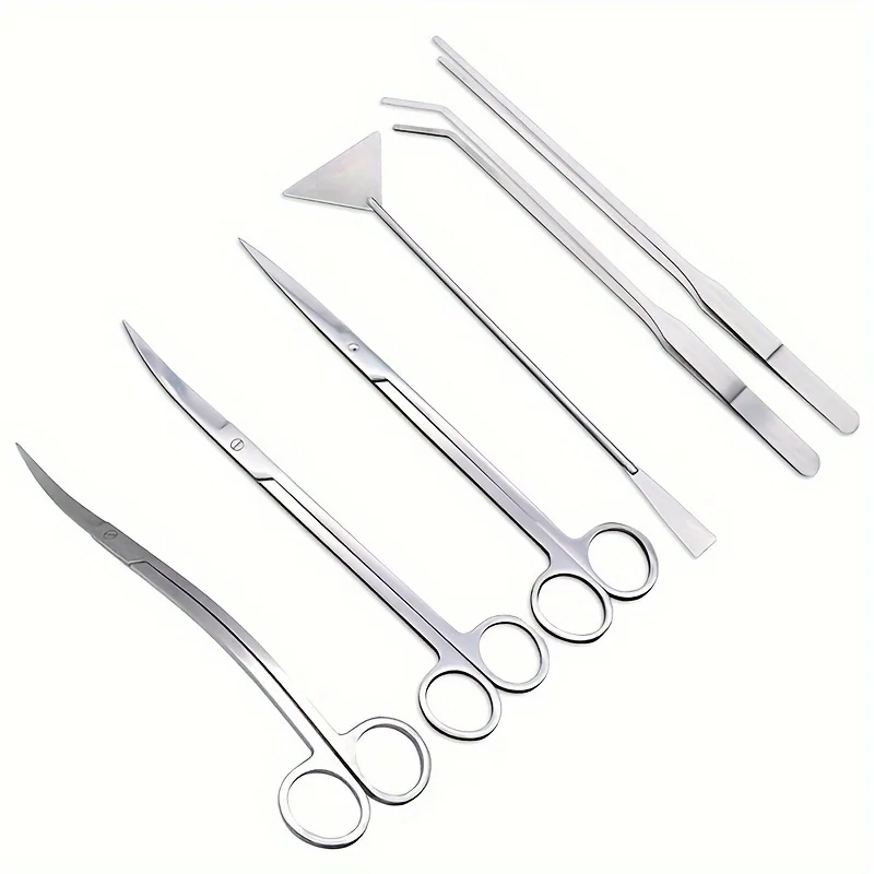 Kit de Ferramentas para Aquário de Aço Inoxidável com 6 Peças - Imagem 5