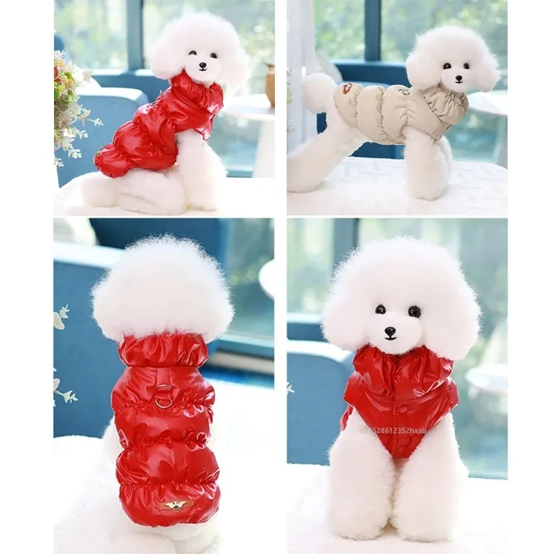 Casaco Acolchoado para Cães Pequenos e Médios de Inverno - Imagem 6
