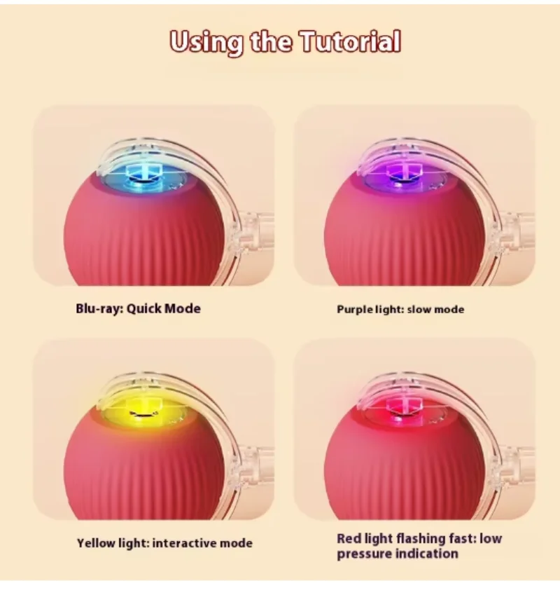 Brinquedo Bola Rolante para Gatos Recarregável USB com Cauda Falsa - Imagem 6