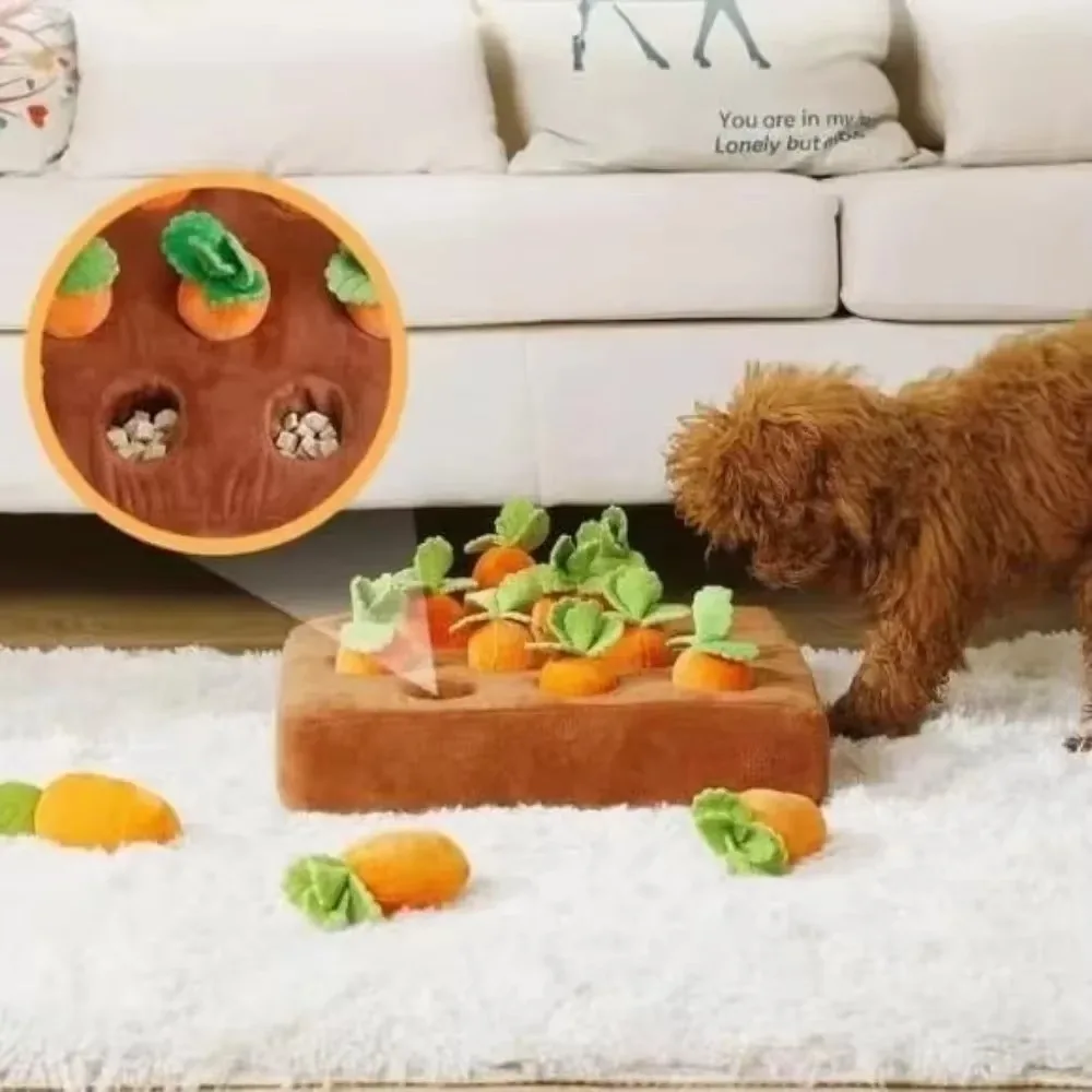 Tapete Snuffle Cenoura para Cães e Gatos de Algodão - Imagem 2