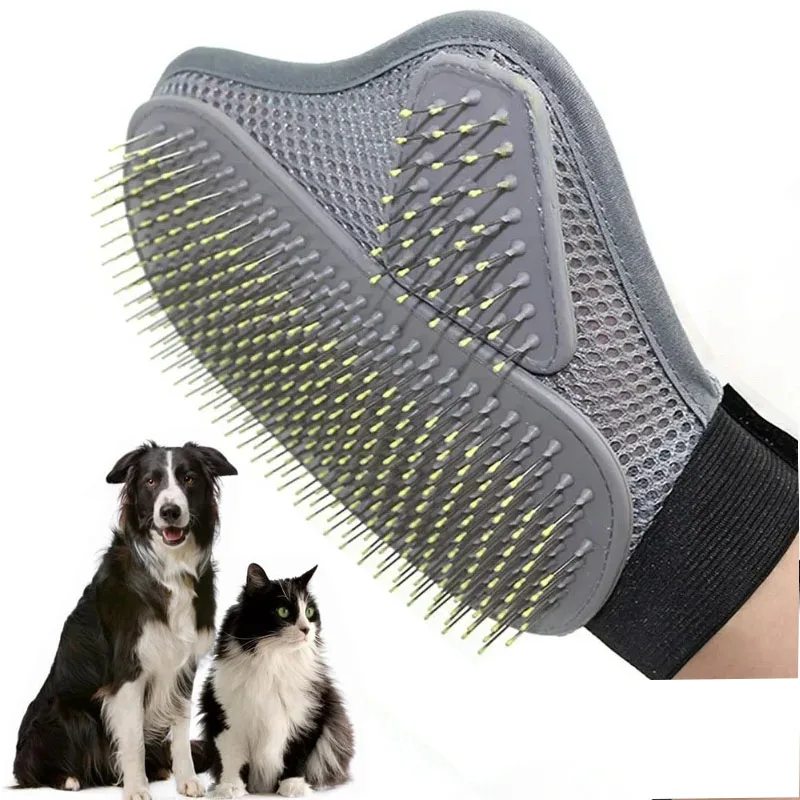 luva para remover pelos de cães e gatos