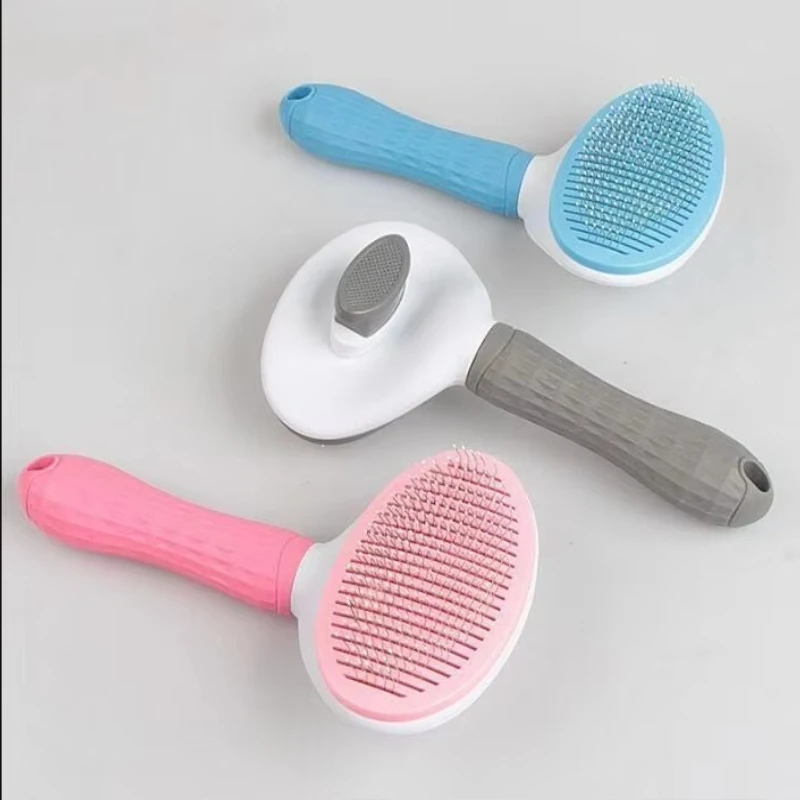 Escova para Cães e Gatos de Aço Inoxidável Remove Emaranhados - Imagem 4