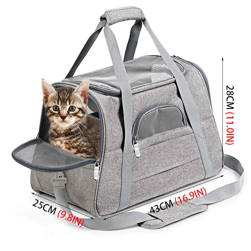 Bolsa de Transporte para Cães e Gatos Dobrável e Respirável - Image 6