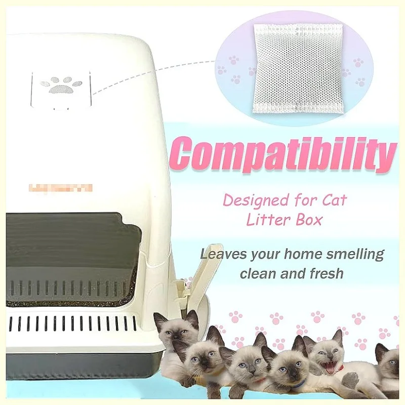 Eliminador de Odor para Caixa de Areia de Gato com Filtro de Carvão Ativado - Image 2
