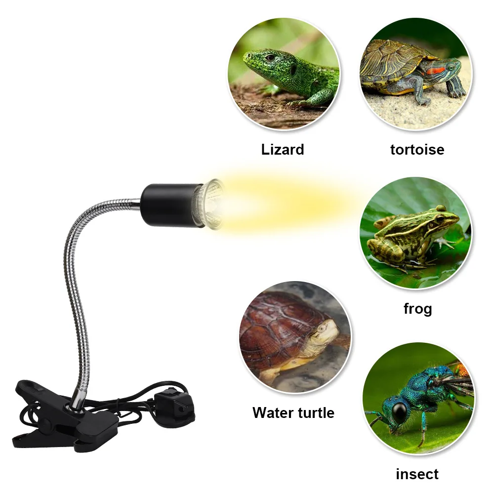 Lâmpada de Aquecimento para Répteis 50W UVA UVB com Luz Solar Simulada - Imagem 6