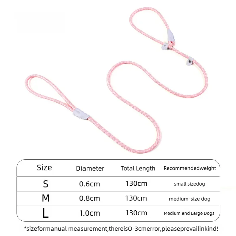 Coleira Guia para Cães de Nylon Ajustável 130 cm para Treinamento - Imagem 6