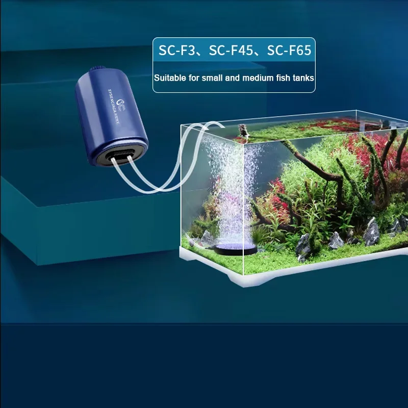 Bomba de Ar para Aquário 220V 2W-14W com Válvula de Retenção - Imagem 2