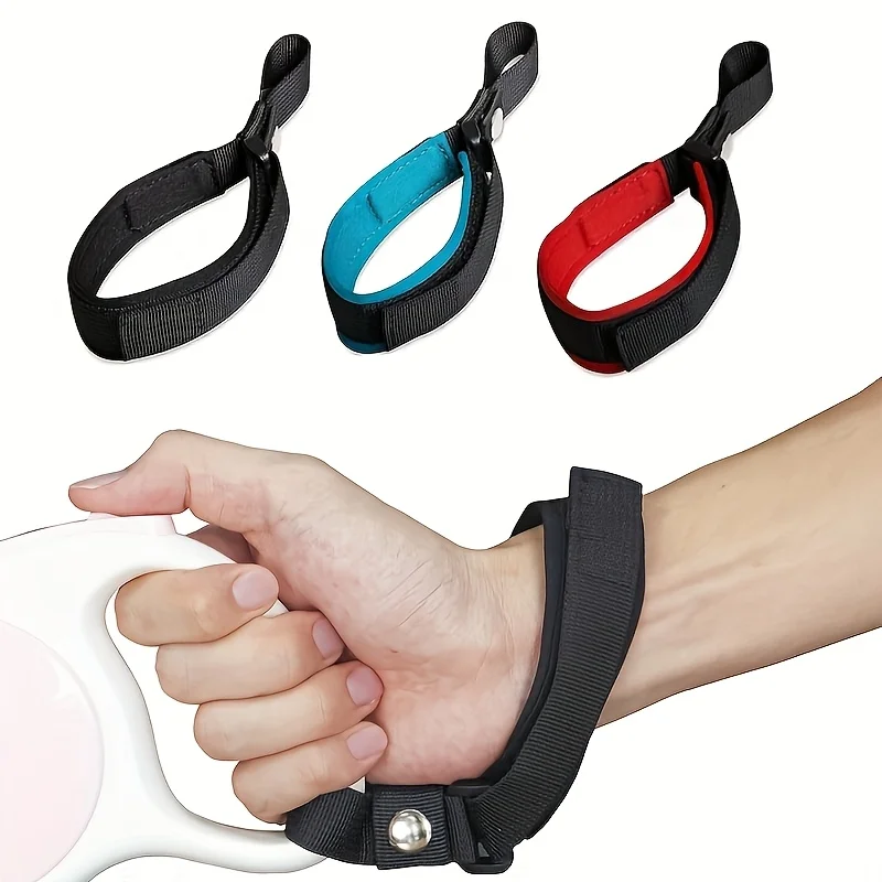 trela retrátil para cães com pulseira