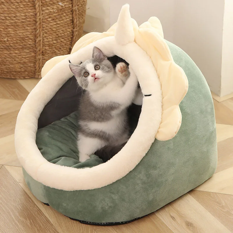 Tenda Cama para Gatos e Cães Pequenos Dobrável e Lavável - Imagem 2