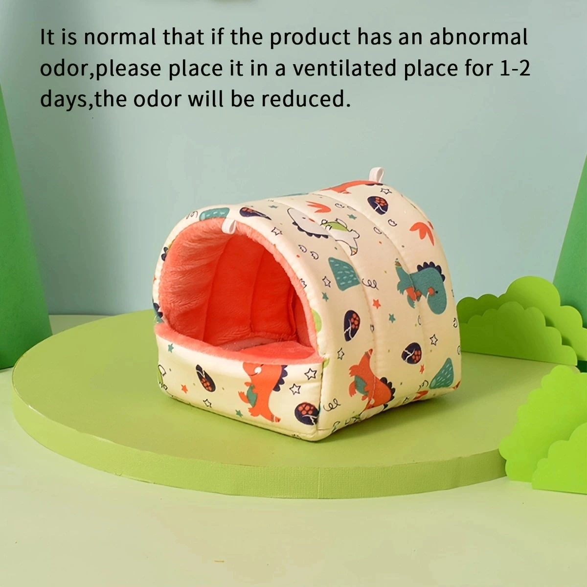 Ninho de Pelúcia para Hamster Esquilo e Roedores com Entrada Única - Imagem 3