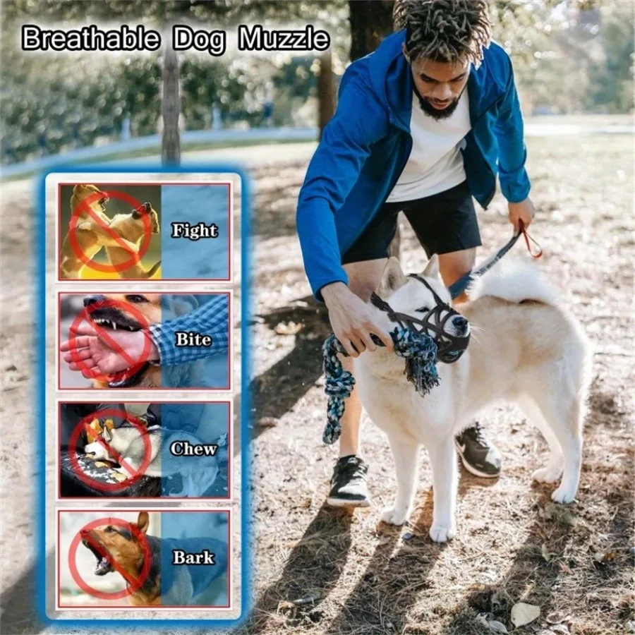 Focinheira Ajustável para Cães Respirável Tamanho XXXL - Image 5