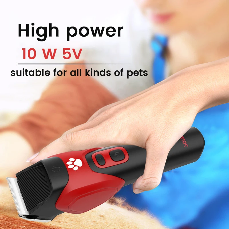 Máquina de Tosa para Cães e Gatos Recarregável com Pentes Guia - Imagem 2