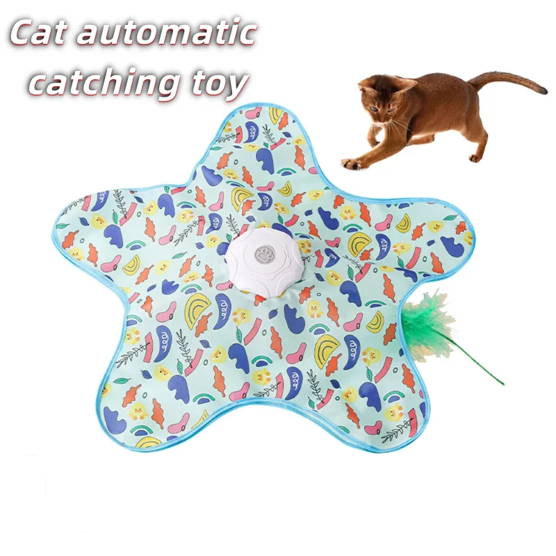 brinquedo giratório para gatos recarregável usb