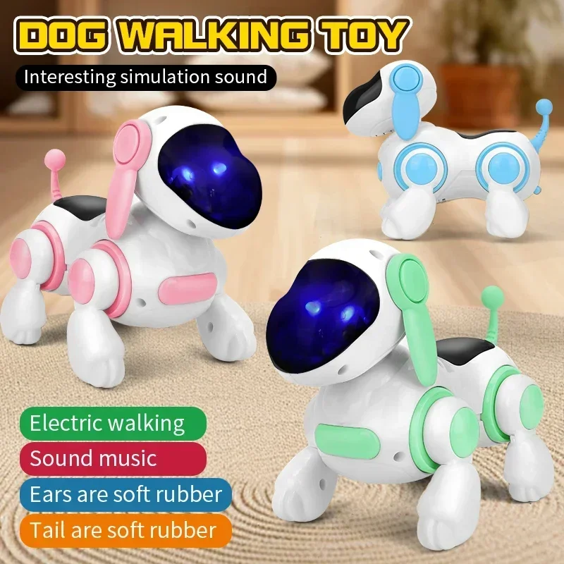 cão robô eletrônico com controle remoto