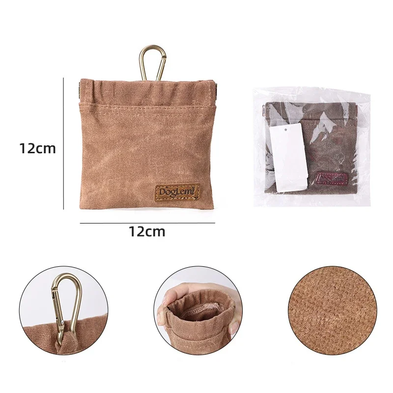 Bolsa de Petiscos para Cães com Mosquetão e Clipe para Cinto - Image 3