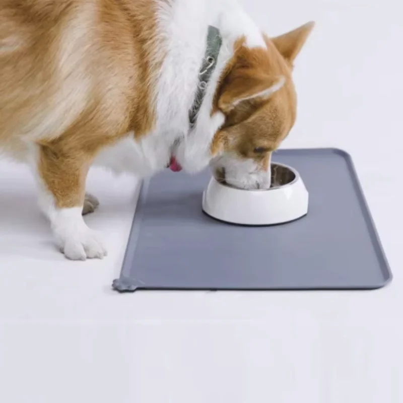 Tapete de Silicone para Refeição de Pets Antiderrapante e Impermeável - Imagem 5