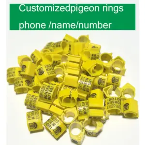 anel de identificação para pombos personalizado