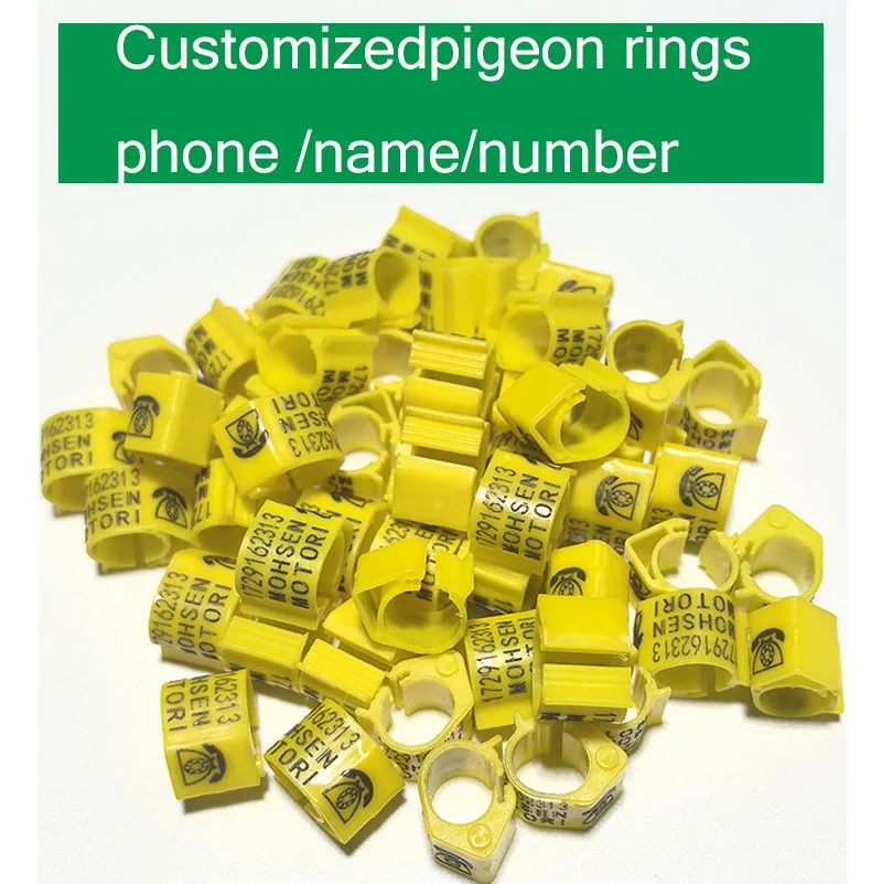 anel de identificação para pombos personalizado