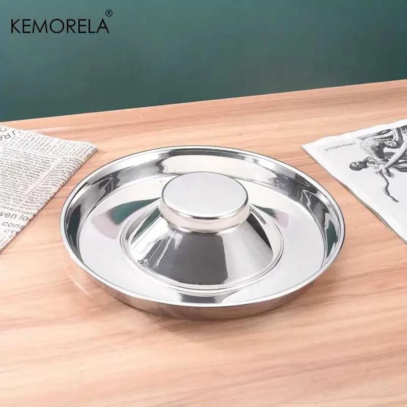 Tigela de Aço Inoxidável para Cães Alimentador Lento - Image 4