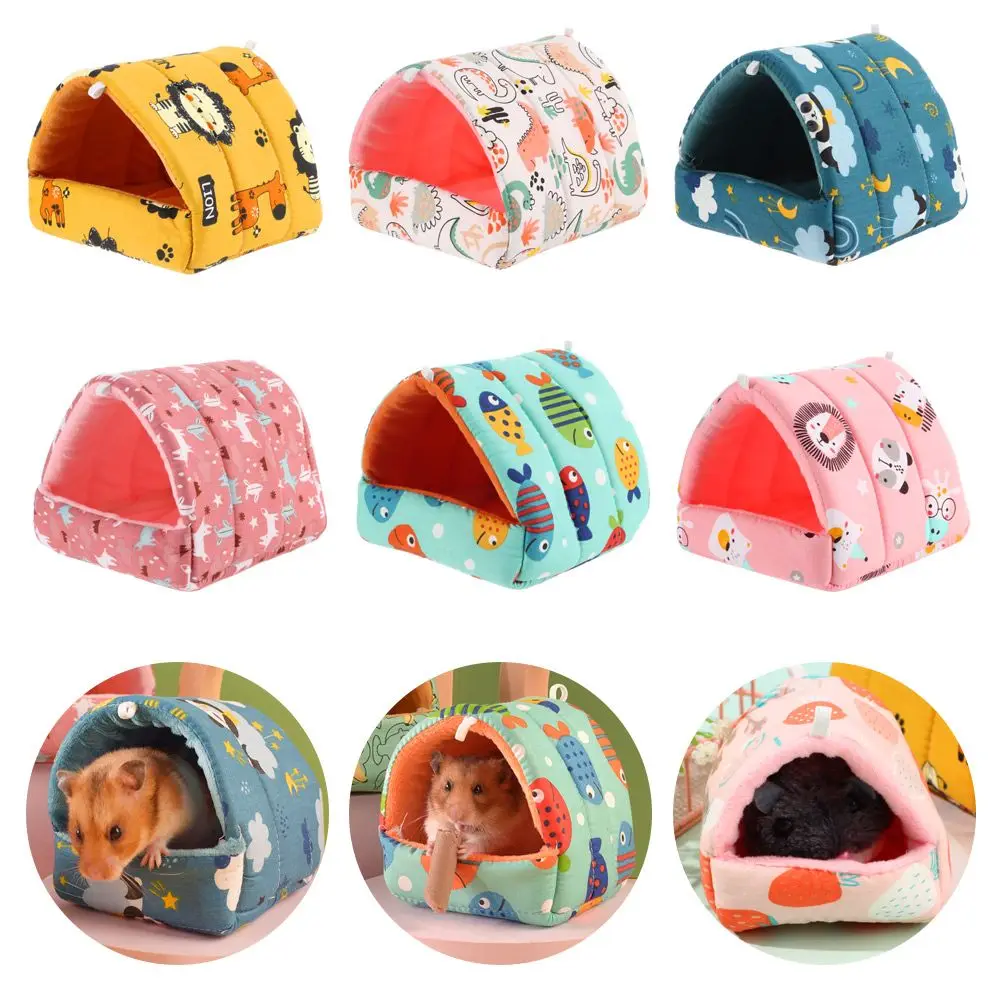 Cama Suspensa para Hamster de Flanela com Gancho para Gaiola - Imagem 5