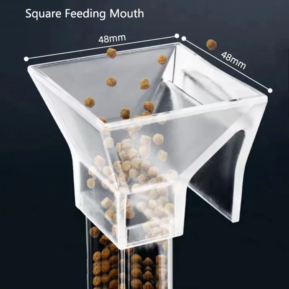 Tubo Alimentador para Aquário Transparente com Ventosa e Gancho - Imagem 6