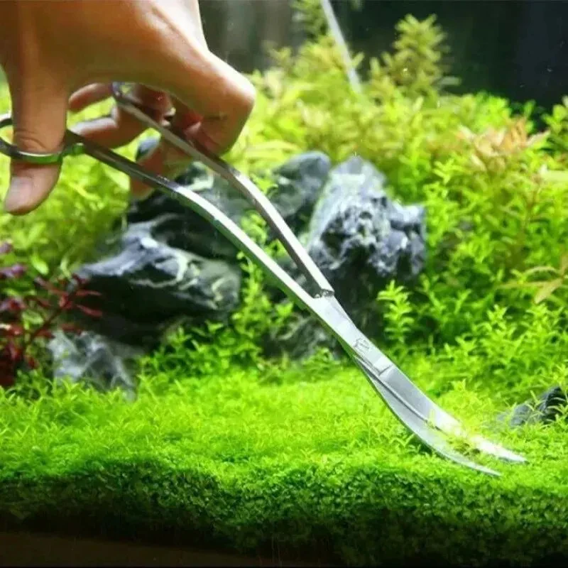 Tesoura para Aquário de Aço Inoxidável 25 cm para Manutenção - Imagem 6