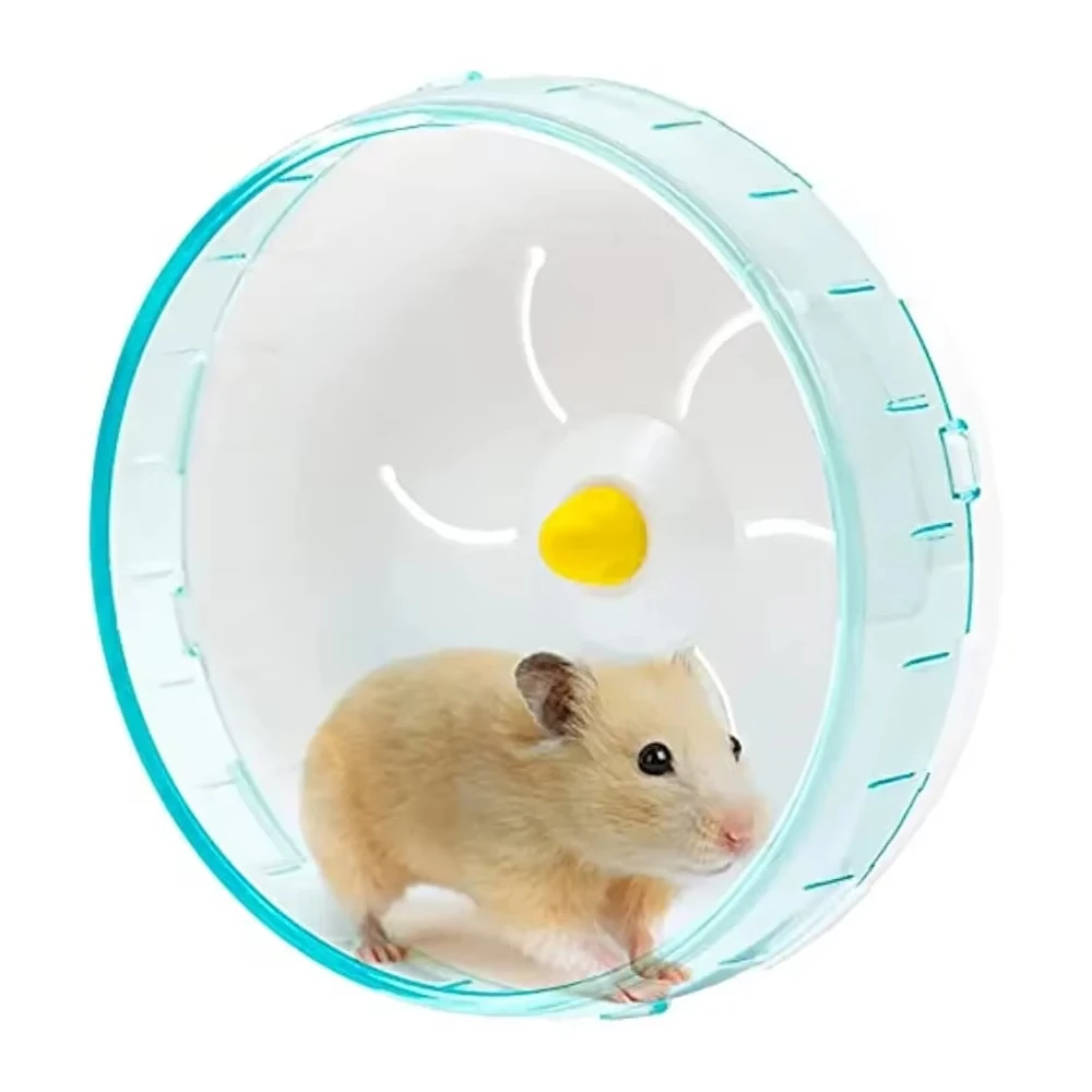Roda de Exercício para Hamster Transparente com Encaixe na Gaiola - Imagem 3