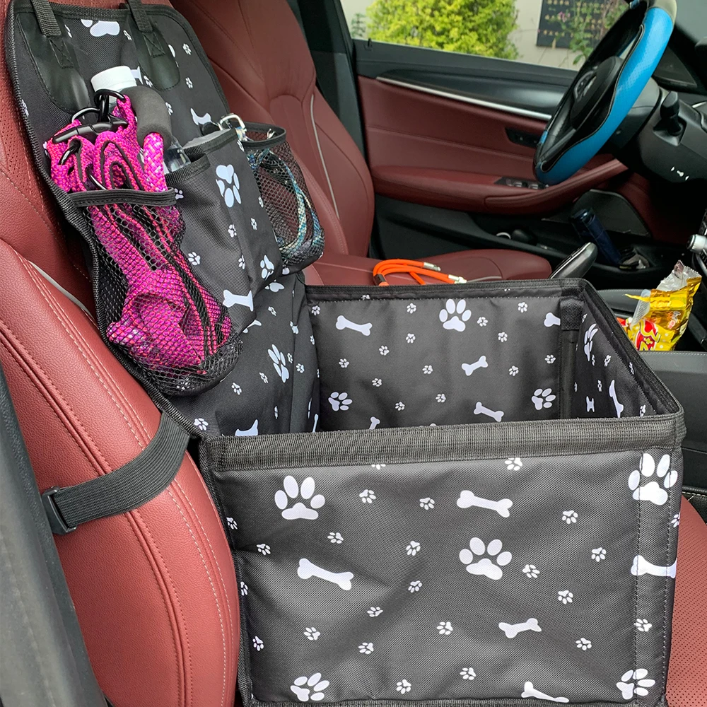 Assento de Carro para Cães com Bolsos para Cães Pequenos e Médios - Imagem 3