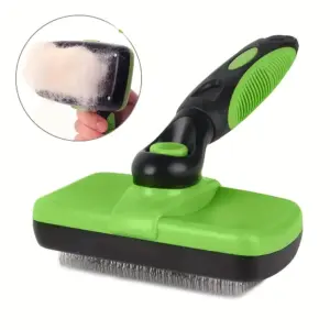 escova autolimpante para remoção de pelos