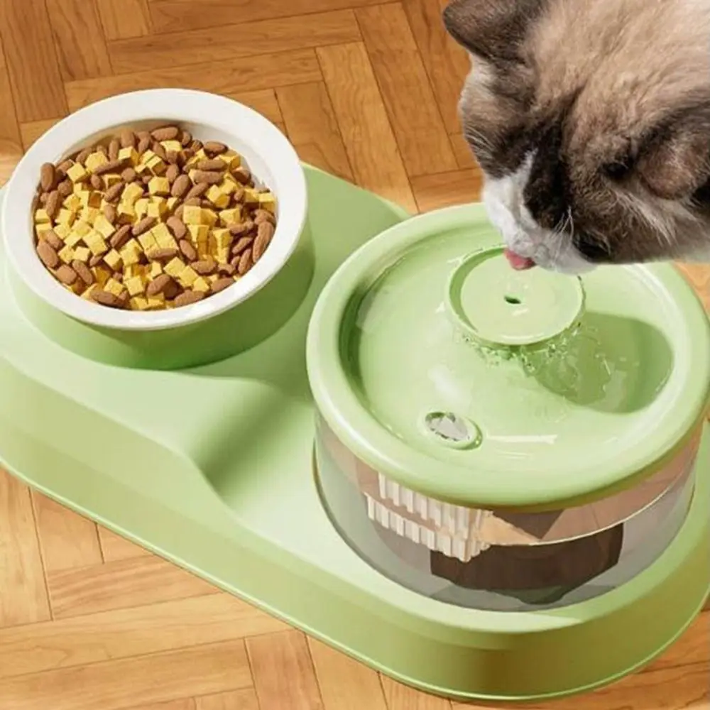 Fonte de Água para Pets 2 em 1 USB com Filtro e Tigela - Image 4