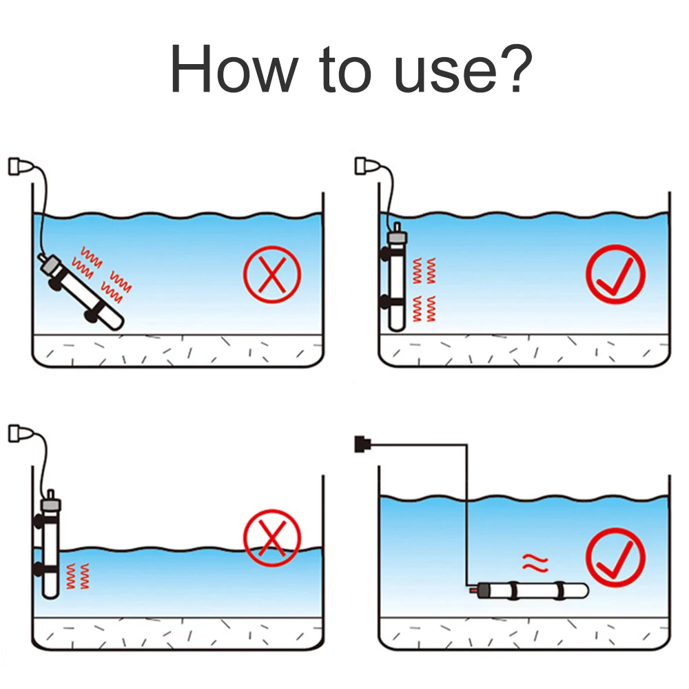 Aquecedor Submersível para Aquário 25W a 300W com Temperatura Constante - Imagem 6