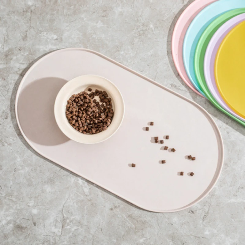 tapete de alimentação para gatos antiderrapante