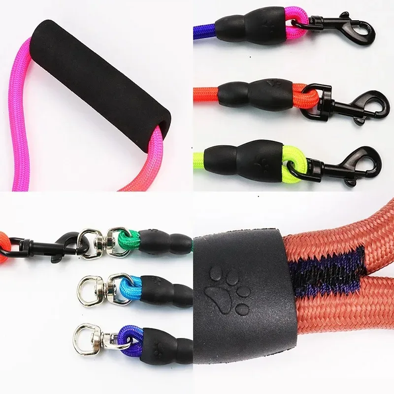 Trela Nylon Arco-Íris para Cães e Gatos Removível - Imagem 5