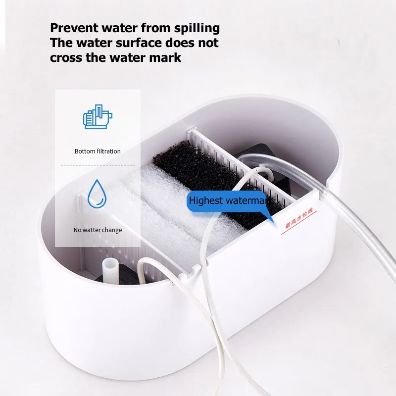 Aquário de Mesa para Peixes Betta 4L com Bomba e Luz LED - Imagem 5