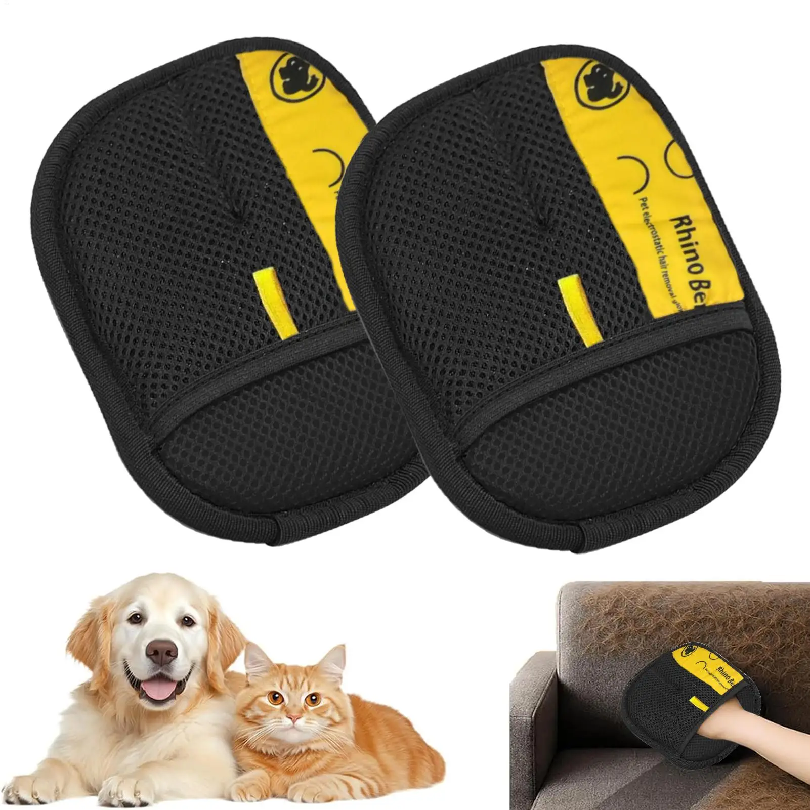 luva removedora de pelos para cães e gatos