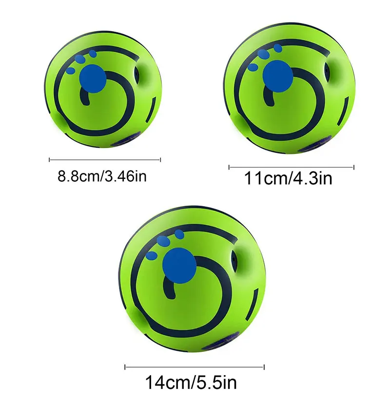 Brinquedo para Cães Wobble Wag Giggle Ball com Sons ao Rolar - Imagem 2