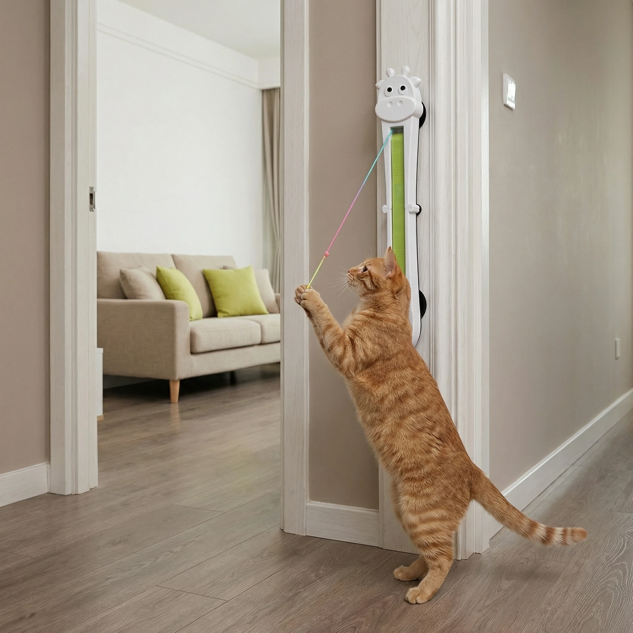 Brinquedo Interativo Automático para Gatos com Varinha Móvel - Imagem 3
