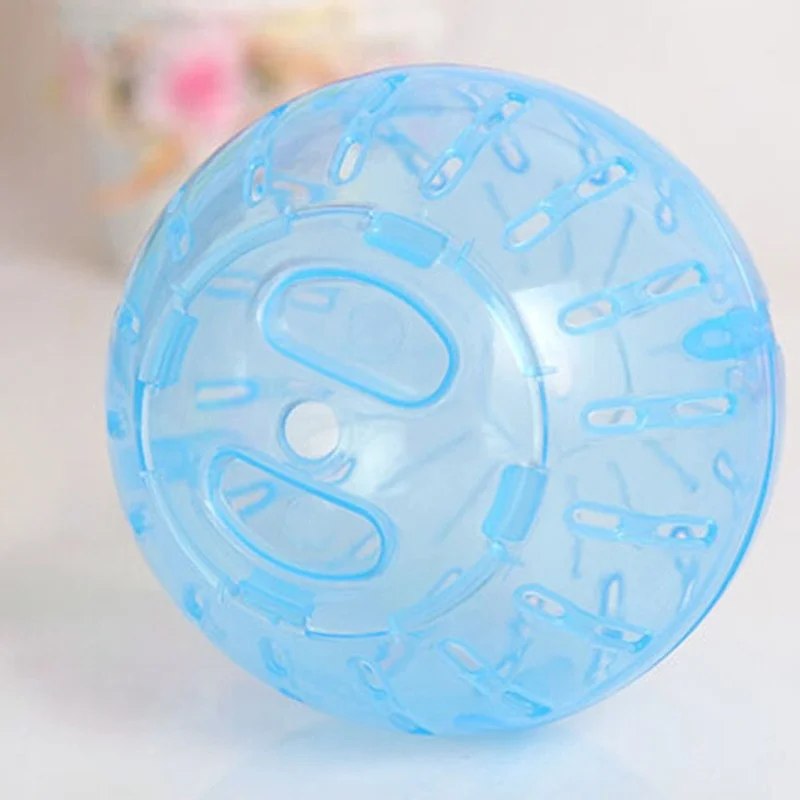Bola de Exercício para Hamster e Roedores de Plástico 10cm Transparente - Imagem 5