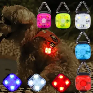 pingente led para pets recarregável usb