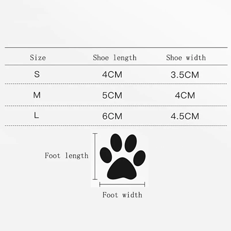 Conjunto 4 Botas de Chuva para Cães e Gatos Antiderrapantes - Image 6