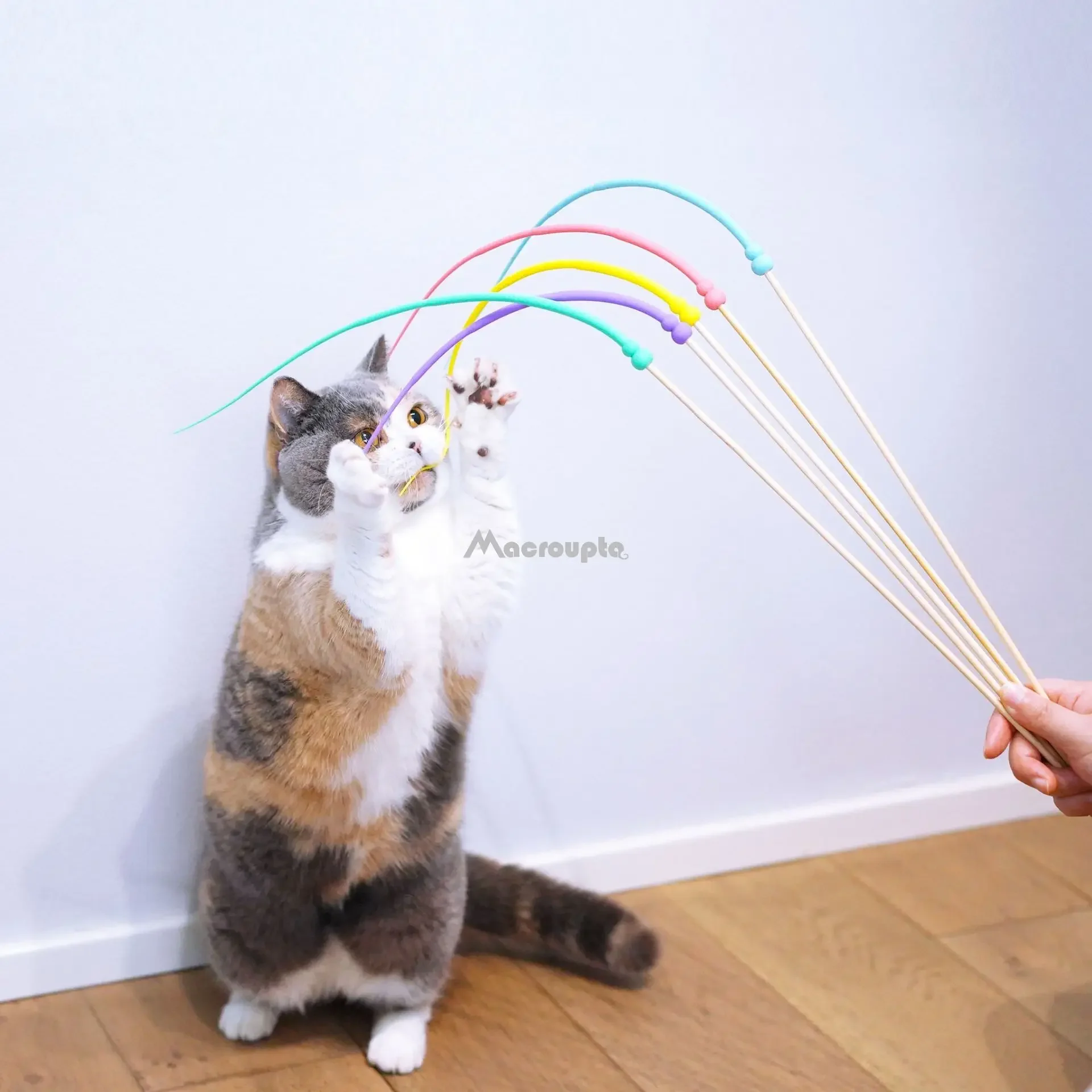 Brinquedo Interativo para Gatos com Simulação de Cauda de Rato, 71 cm - Imagem 2