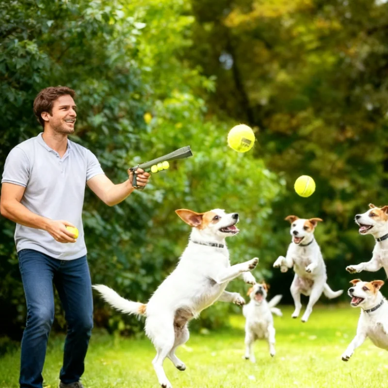 Lançador de Bolas para Cães de Treinamento e Atividades ao Ar Livre - Imagem 5