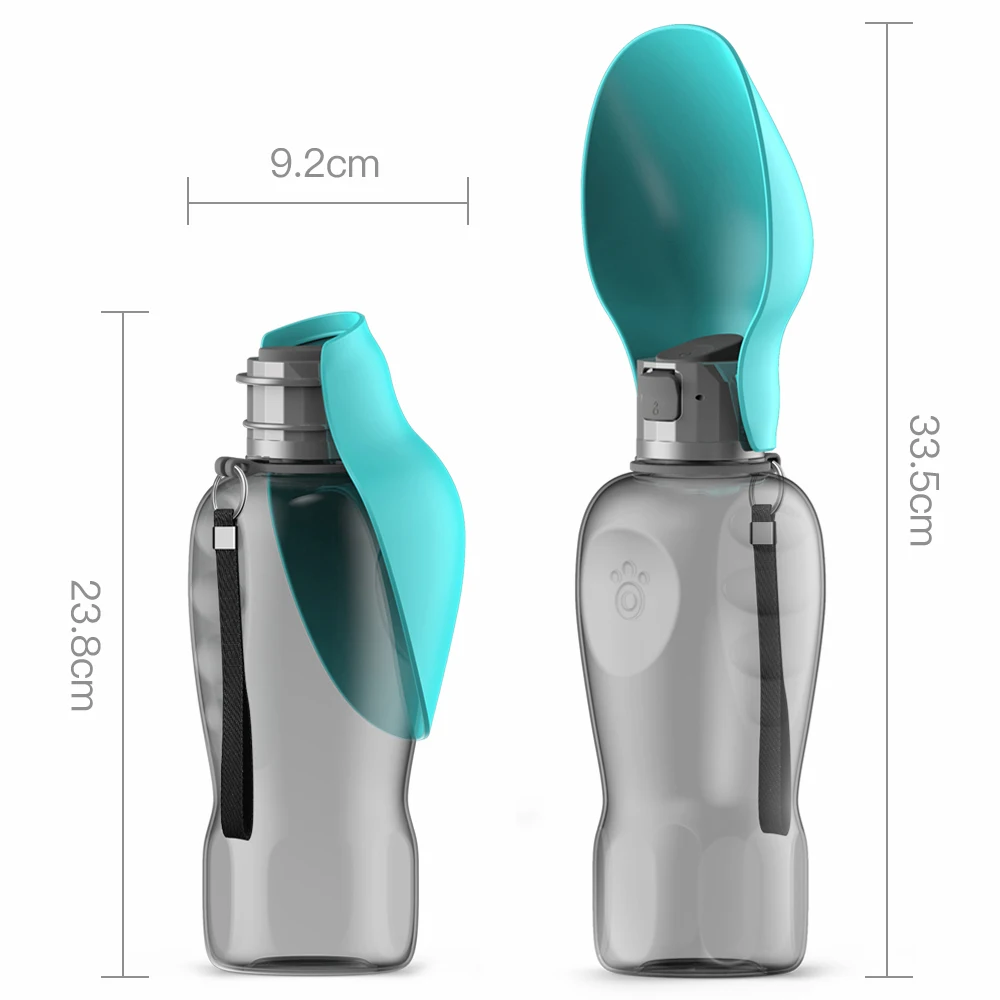 Dispensador de Água para Cães 800ml Portátil para Viagem - Imagem 2