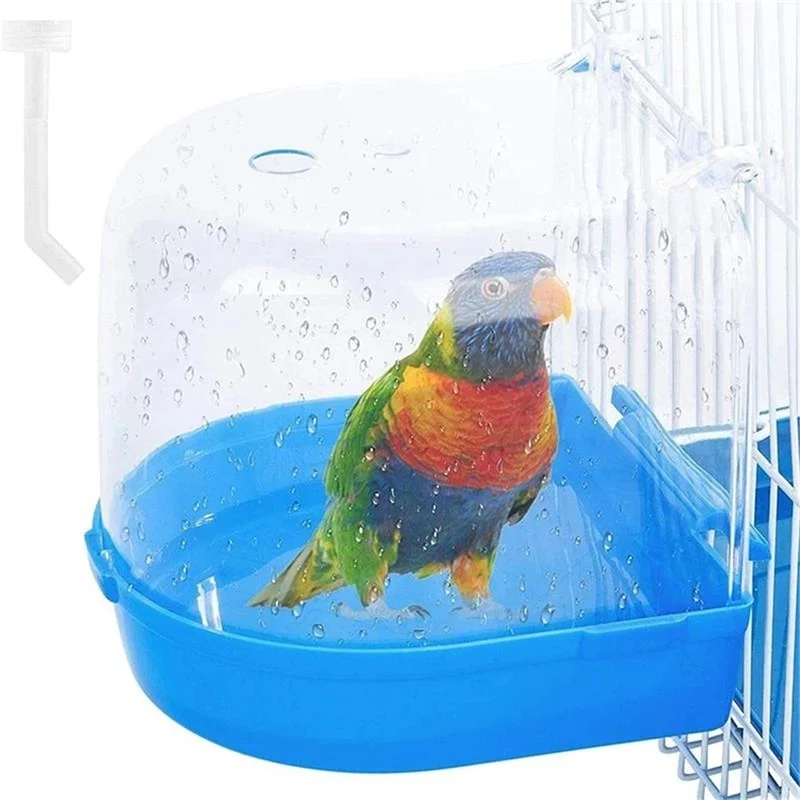 banheira para pássaros com encaixe na gaiola