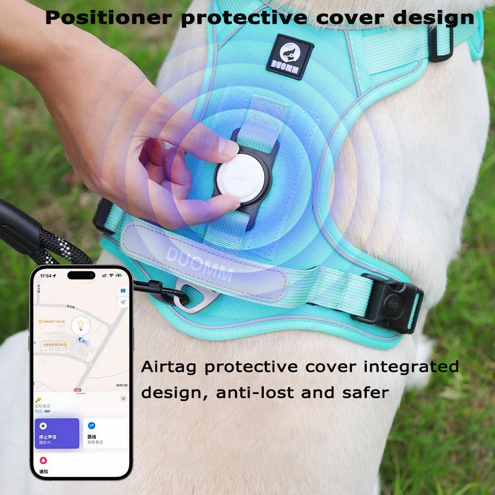 Arnês para Cães com Suporte para AirTag e Faixas Refletivas - Imagem 2