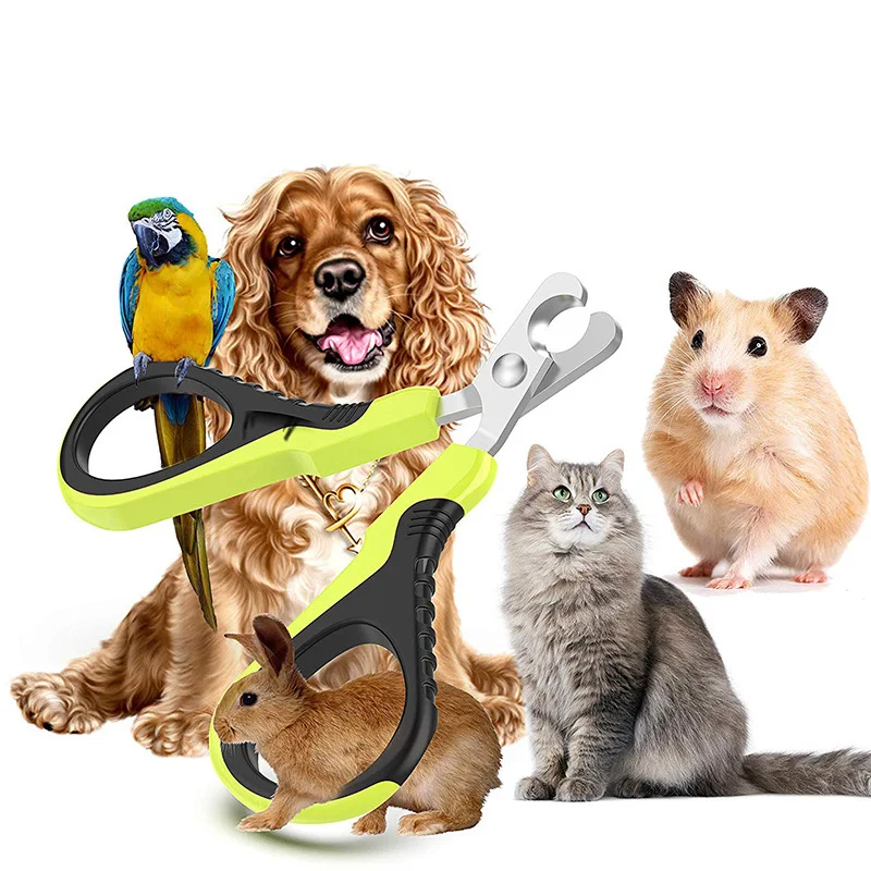 Cortador de Unhas para Pequenos Animais 9,8 cm Lâminas de Aço Inoxidável - Imagem 2