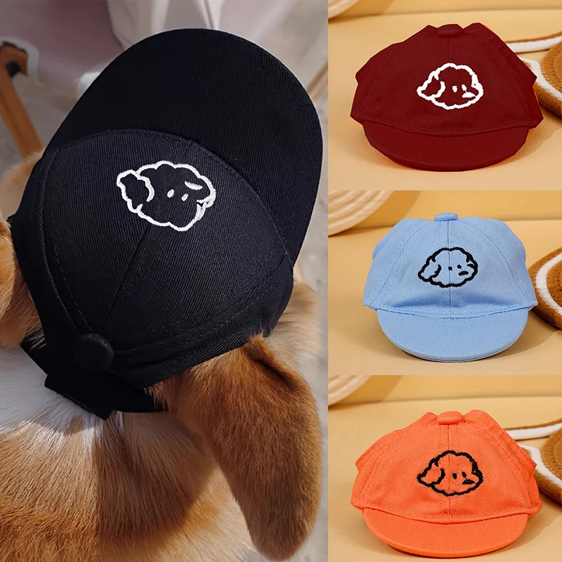 Chapéu de Sol para Cães e Gatos Pequenos com Design Bordado - Imagem 2