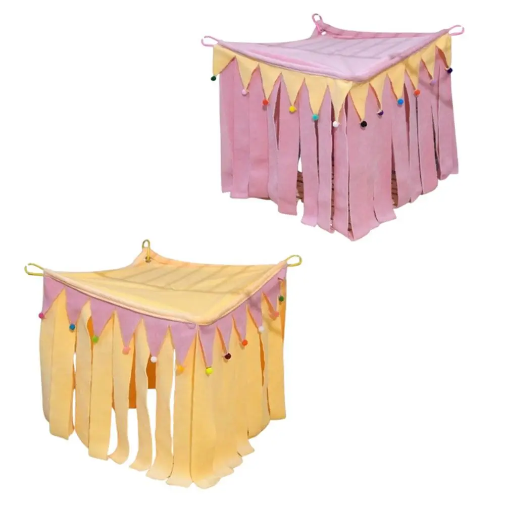 Tenda Esconderijo para Porquinho-da-Índia de Veludo com Borlas - Imagem 2